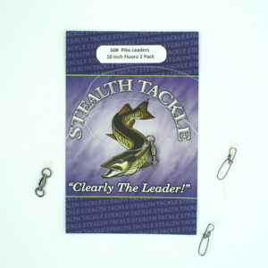 2 Pack 100# Fluorocarbon Leaders - Stealth Tackle