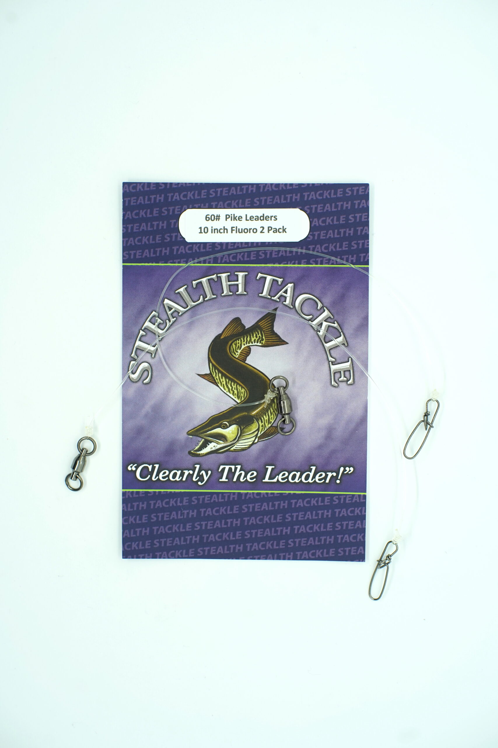 60 LB Fluorocarbon Fishing Leader 9 & 12 3 Pack B Bearing Swivel