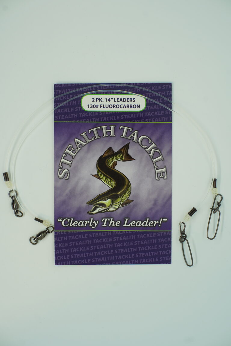 2 Pack 130 Fluorocarbon Leaders Stealth Tackle