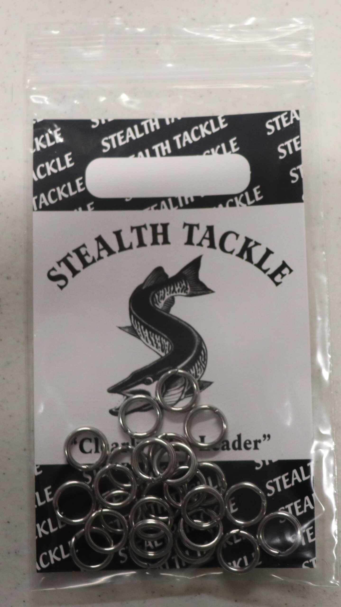 One package with 12 rings Jeros Tackle Scotchman Split Rings English Stainless