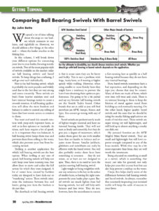 Comparing Ball Bearing Swivels With Barrel Swivels - Stealth Tackle