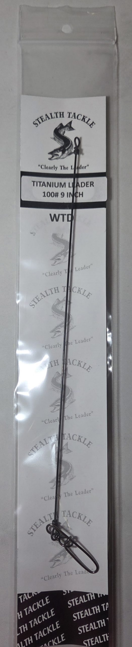 Single Pack, 100# Solid Titanium WTD Leader (CURRENTLY OUT OF STOCK)